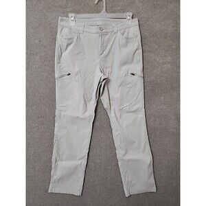 Eddie Bauer Rainier Pants Womens 14 Stone Nylon Stretch Outdoor Hiking